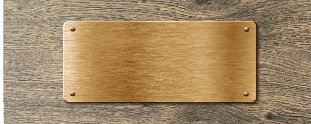 Name plate design