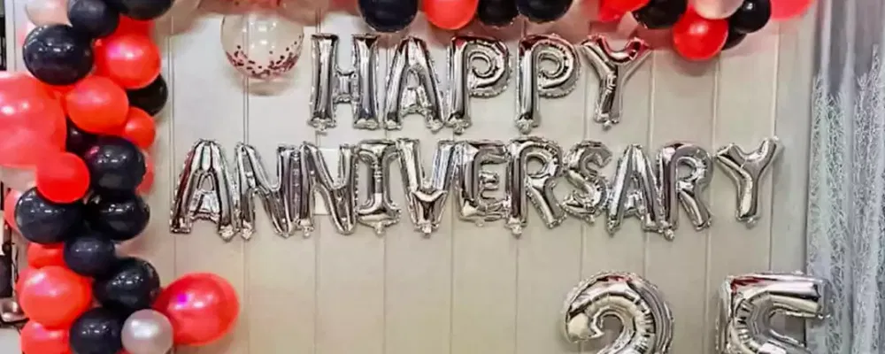 25th Anniversary Decorations