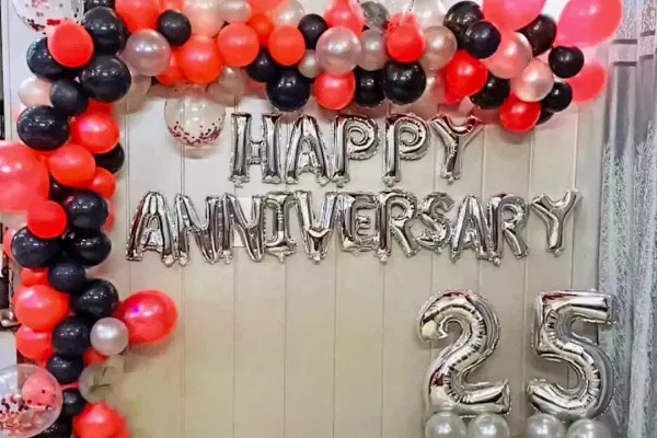 25th Anniversary Decorations