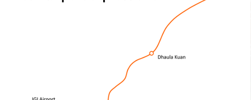 Delhi airport express line